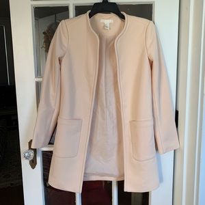 H&M pink/cream blazer